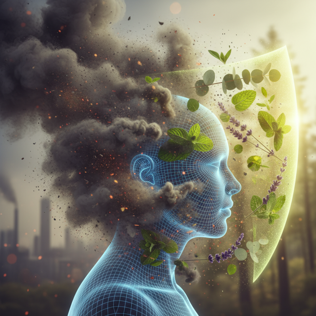 Polluted Air Steals Your Focus how Lokamrit Oil Fights Back.