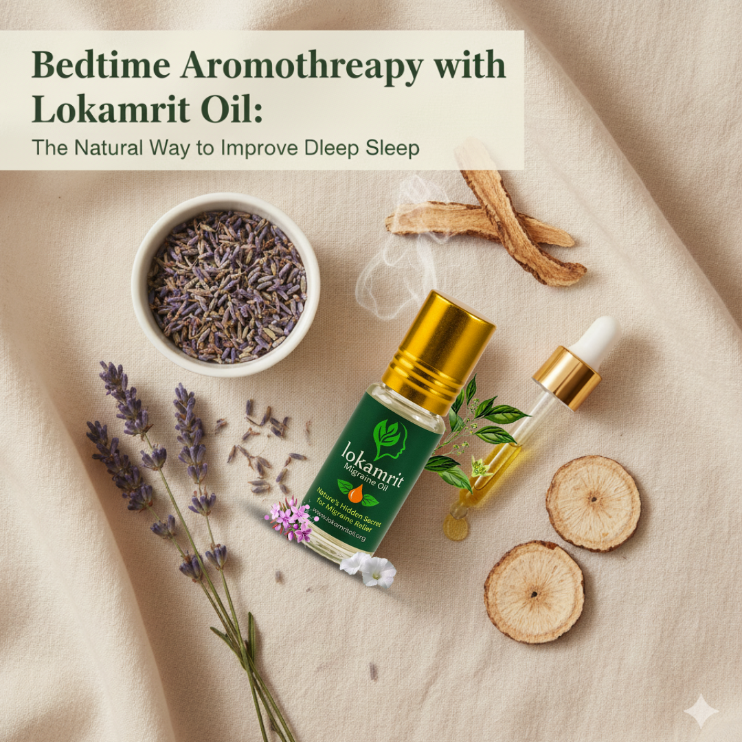The Natural Solution to Enhance Deep Sleep with Lokamrit Oil.