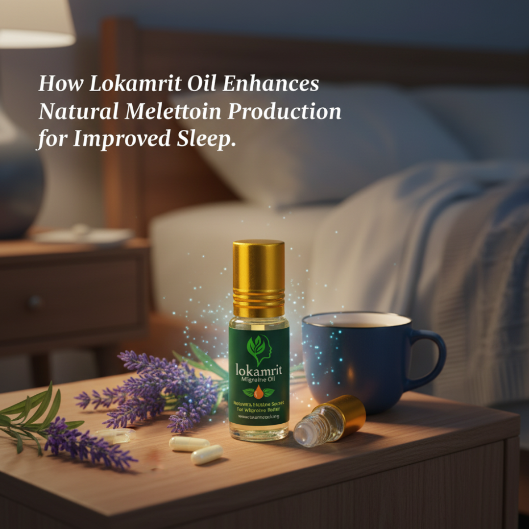 How Lokamrit Oil Supports Natural Melatonin Production for Better Sleep.