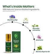 Lokamrit Roll-On for Migraine, Headache & Stress Relief – 100% Herbal Formula